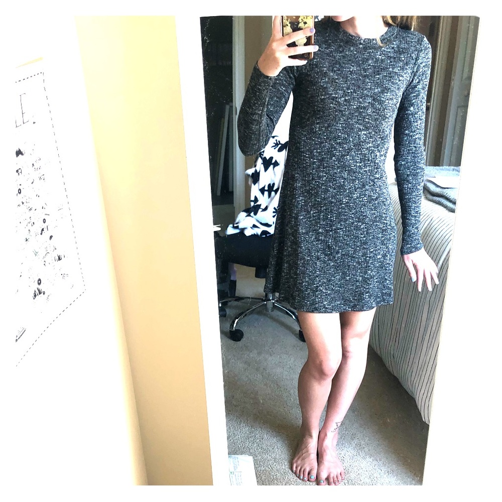 Grey Sweater Dress